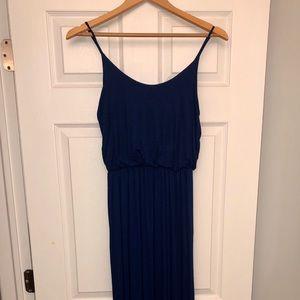 Navy blue maxi dress from Nordstrom